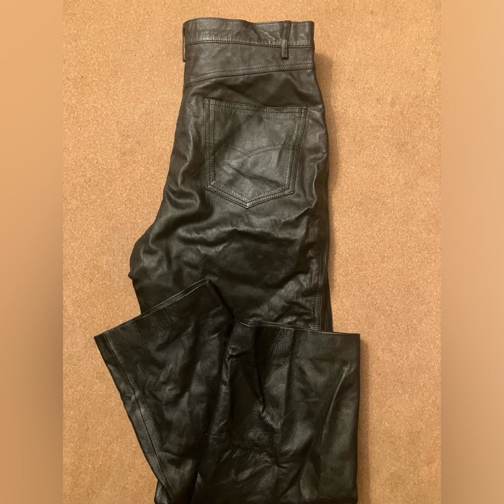 Claude Lamont real leather pants